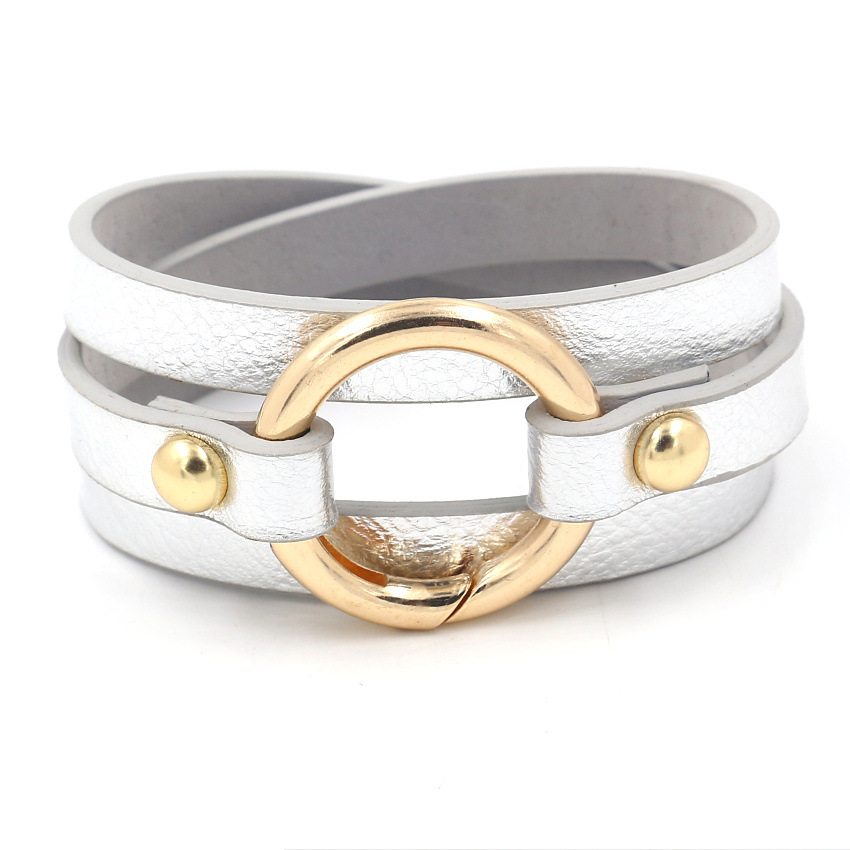 Frauen Geometrische Mädchen modisch Druck Breite Leder Armbänder Frauen Jahrgang Armreif Weiblichen Hochzeit Schmuck