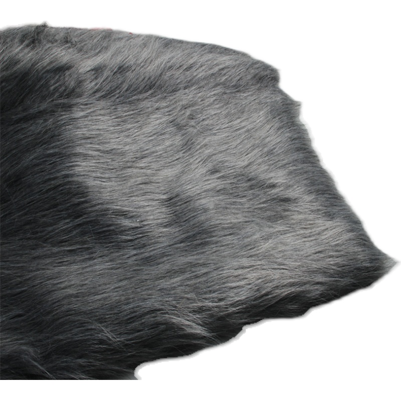 Tecido de pelo longo 4cm, tecido de pelúcia de pelo falso para casaco colete de falsa por terra
