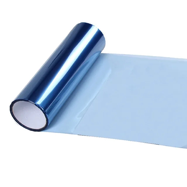 Luz de faro de coche, tinte de luz trasera, pegatina de vinilo, lámpara autoadhesiva, pegatina de luces de aluminio para accesorios de faros de coche: Blanco / Estilo 1