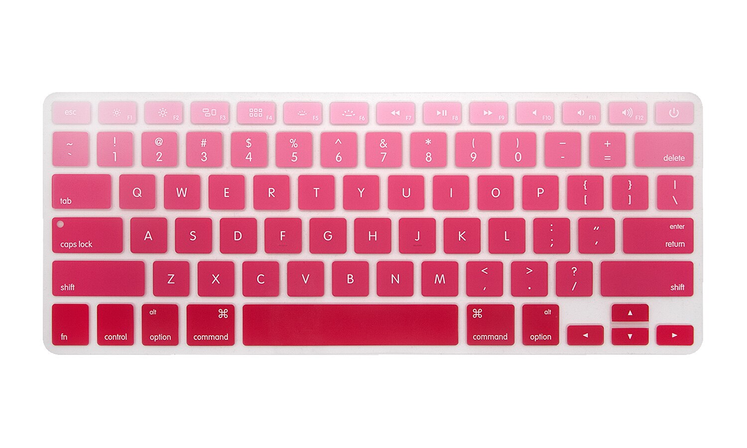 10 Colors Candy Gradation Colors Silicone Keyboard Cover Sticker for MacBook Air Pro Retina 13 15 17 Protector Sticker Film: 1