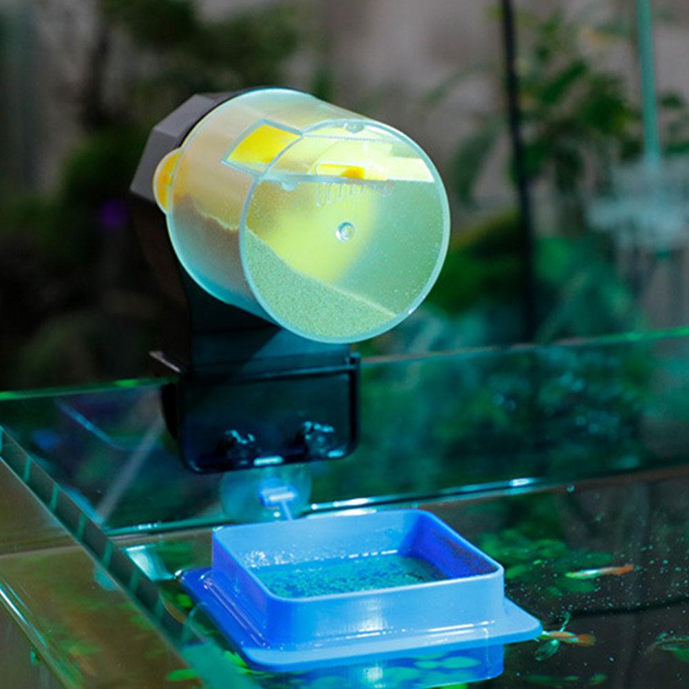 Smart Automatic Fish Feeder Aquarium Digital Fish Tank Electrical Plastic Timer Feeder Food Feeding Portable Fish Feeder Tool