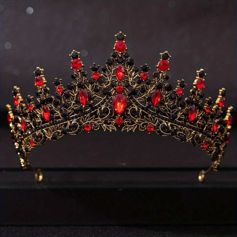 Barok Kristal Tiara 'S En Kronen Voor Vrouwen Bruid Strass Prom Diadeem Bruids Bruiloft Haaraccessoires Sieraden Kroon Tiara: Blauw