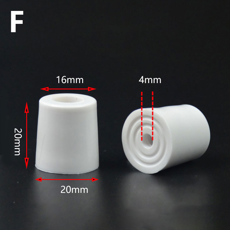 10 stücke Möbel Beine Füße weiß Anti-Rutsch-Pads Schrank Bett Tisch Stühle Gummi Stoßdämpfer Bodenschutz Möbel Zubehör: Elfenbein