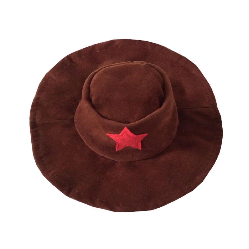 Nacoco cowboy hunddräkt med hatt hundkläder halloween kostymer för katt och liten hund