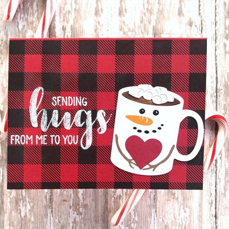 Kjærlighet hjerte kaffe te kopp bryllup album julekort håndverk dies diy preging metall kutte dies sjablonger for scrapbooking