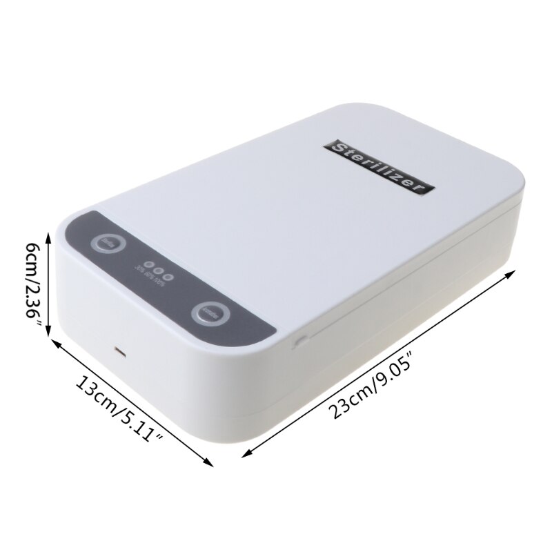 Usb uv sterilisator ledet desinfeksjonsenhet uv sterilisatorboks ultrafiolett lys desinfeksjonsboks rengjøringsverktøy for skjønnhet