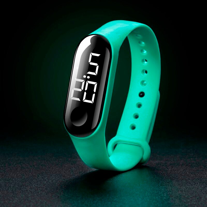 Mode Mannen En Vrouwen Horloges Waterdicht Touch Digitale Horloge Led Elektronische Sport Lichtgevende Sensor Horloges Reloj Electronico: B