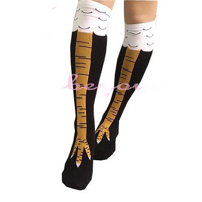 Kreative Frauen Männer Socken Neue Lustige 3D Hühner Socken Cartoon Tiere: 60cm