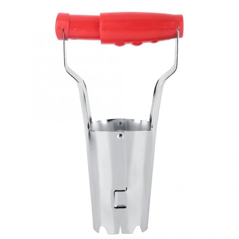 Plantador de mano para jardín, herramientas de semillero agrícola, plantador de acero para vegetales, herramienta de planta móvil transplantada