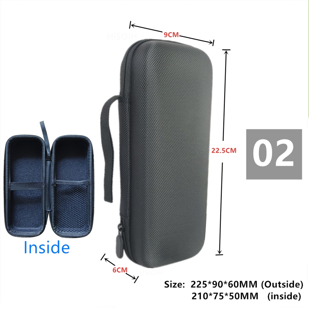 Digital Multimeter Bag Tool Storage Bags for Electronic Accessories Shockproof Bag EVA Box Case Earphone Data Cable Storage Bag: WHITE