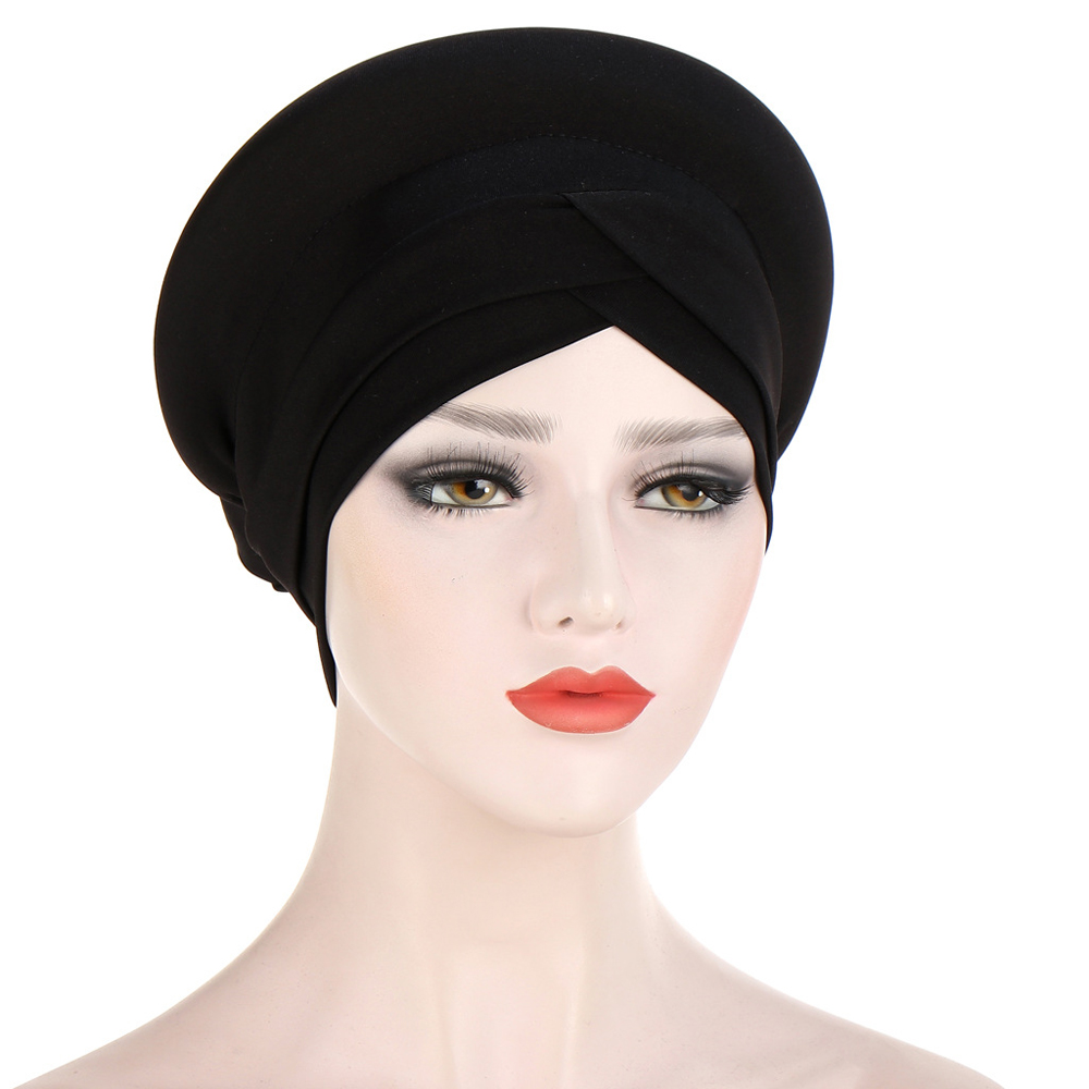 Vrouwen Elastische Doek Hoofd Cap Moslim Sjaal Cap Hoed Vrouwen \ 'S Hijaabs Tulband Dames Haaraccessoires Hoofddoek Islamitische Arabische caps