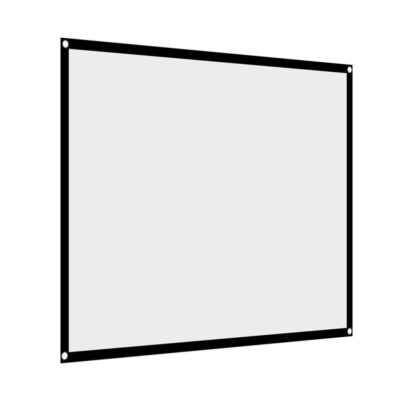 Portable Projector Screen 120 Inch 16:9 HD Folding Indoor Outdoor Movie Screen Gaming Office Home Cinema Projector Screen