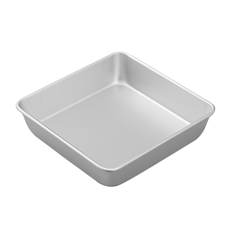 4/6/8inch quadratische Kuchen formen 3 Schichten Engel Lebensmittel Kuchen form Aluminium quadratische Backformen Backform: Orange