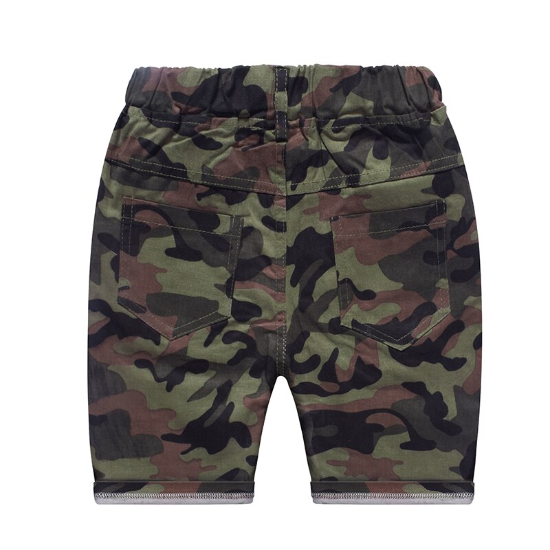 Sommer drenge camouflage bukser bomuld børnetøj børne shorts crawler shorts stil baby shorts drenge shorts