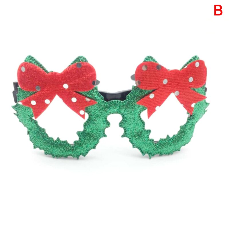 Christmas Photo Booth Prop Happy Year Christmas Photo Frame Props Wedding Christmas Party Decoration Decor Kids: B