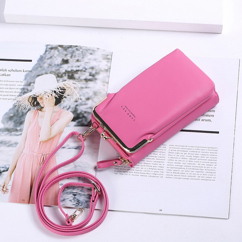 Crossbody saco do telefone das mulheres couro do plutônio pequeno portátil bolsa de ombro senhora marca moda mensageiro sacos embreagem sólida aleta feminina