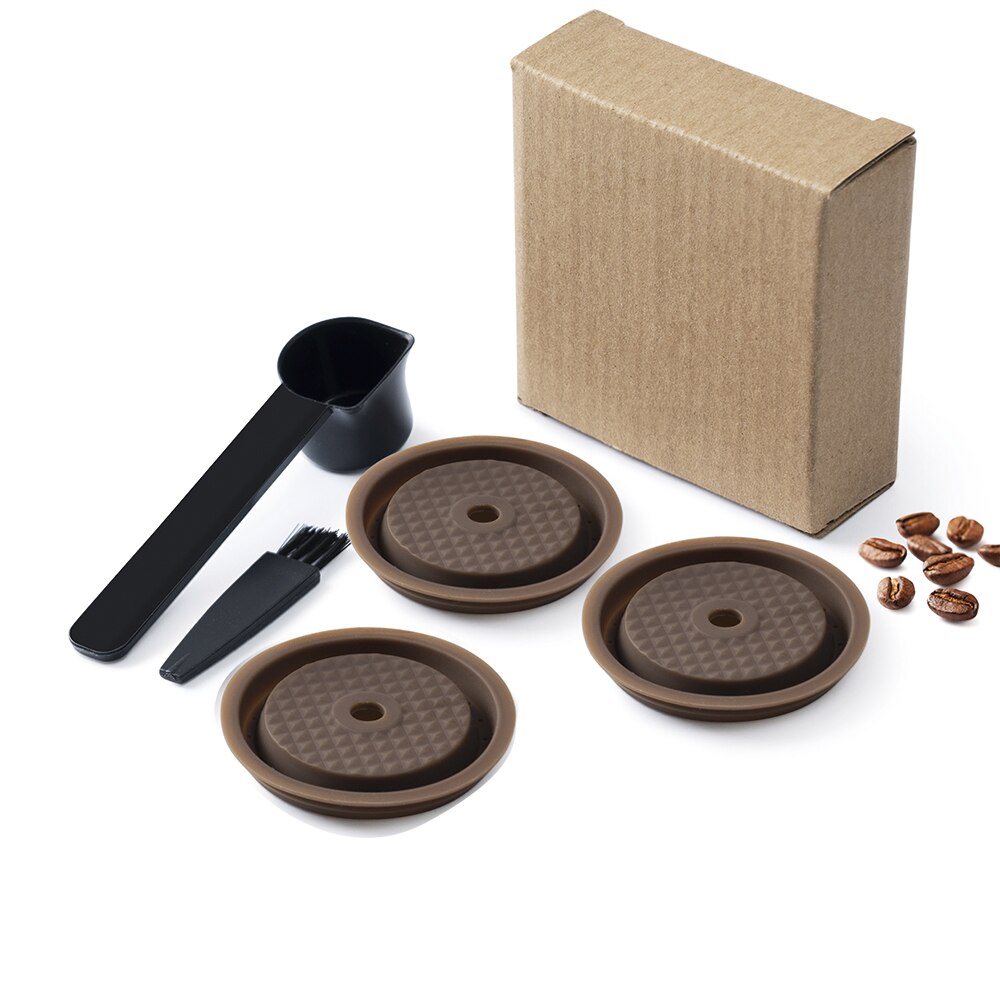 Food Grade Silicone Reusable LId/ Cover for Veruto Coffee Capsule for Vertuoline Machine Fit for 40ml 150ml 230ml Original icafi: 3pcs