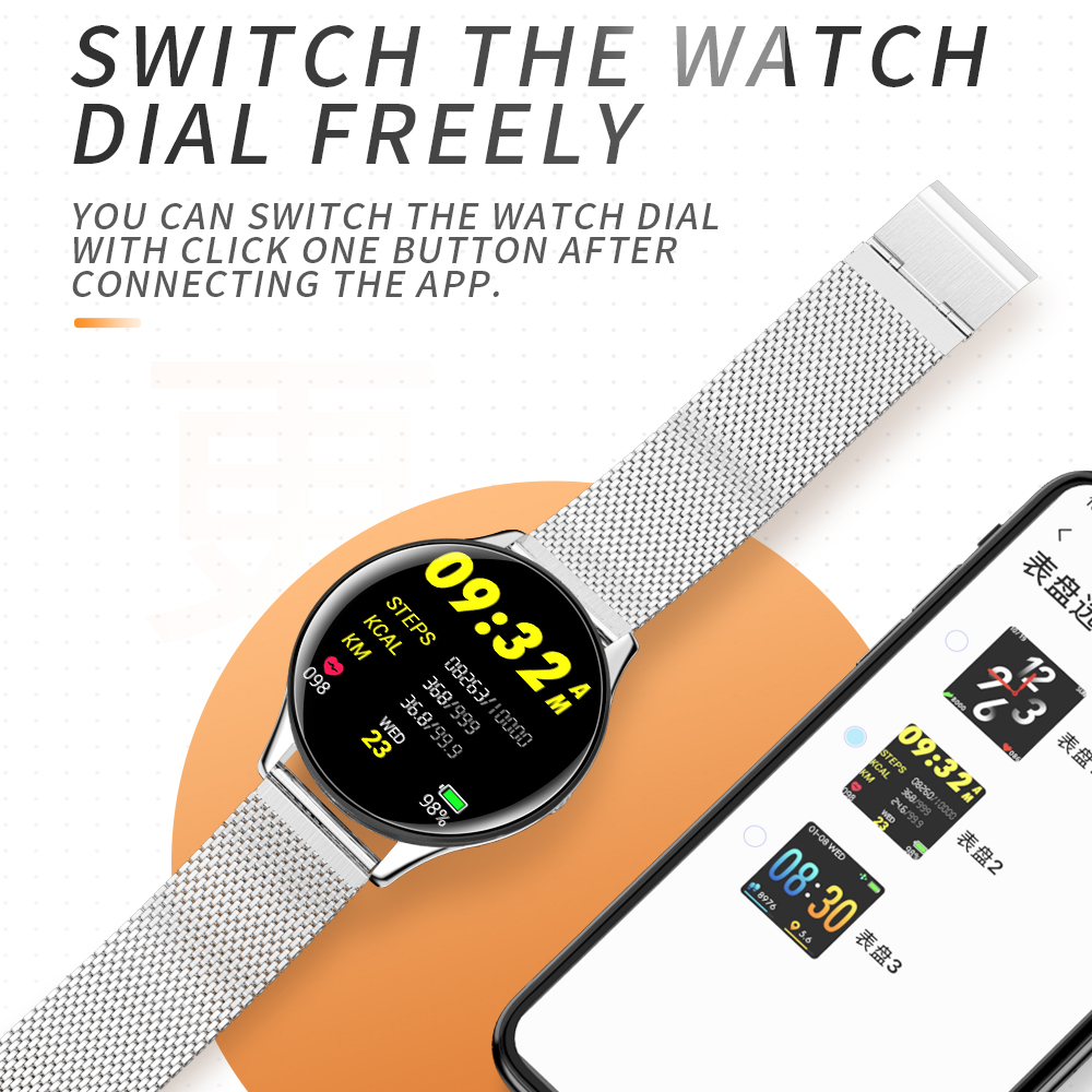 Smart Horloge Mannen Waterdicht Gehard Glas Fitness Hartslagmeter Bloeddruk Sport Mannen Vrouwen Smart Band Pk Garmin SN58