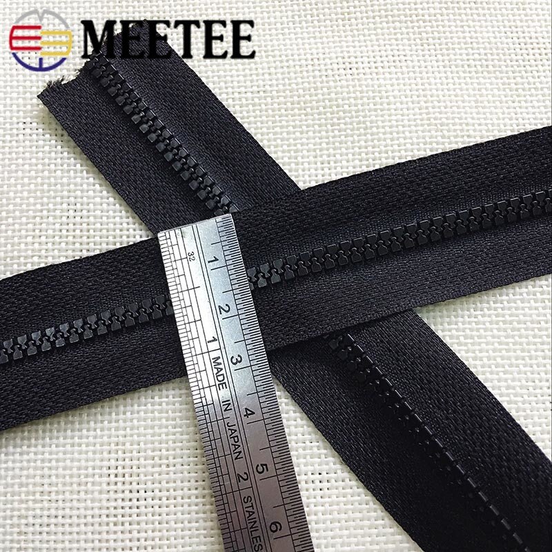 5/8Meter Meetee NO.5 # Open-End Hars Rits Voor Naaien Zak Zip Jassen Jas Down ritsen Diy Kledingstuk Accessoires
