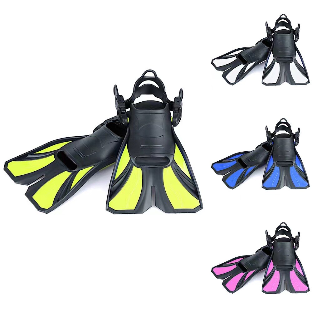 Adulte Réglable Plongée Natation Palmes Snorkel Pied Plongée Palmes Débutant Sports Nautiques Équipement De Plongée Portable