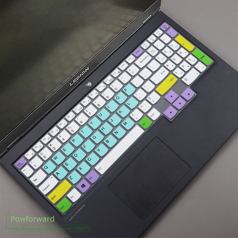 For lenovo legion 5 5i 17.3'' legion 7 legion 7i gaming laptop Silicone Notebook laptop keyboard cover skin Protector: candymint