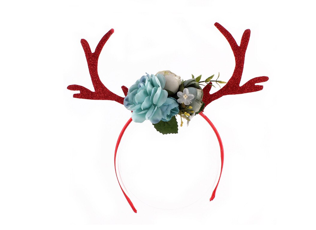rentier Geweih Stirnband Weihnachten und Ostern Party DIY Frauen Girs Kind Weihnachten Hirsch Kostüm Ohr Party Haarband: 4
