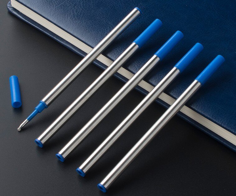 JINHAO 301 stylos à bille en métal de luxe bureau nom d'entreprise écriture argent Clip rouleau stylo à bille étudiant école papeterie Gel Pe: 08