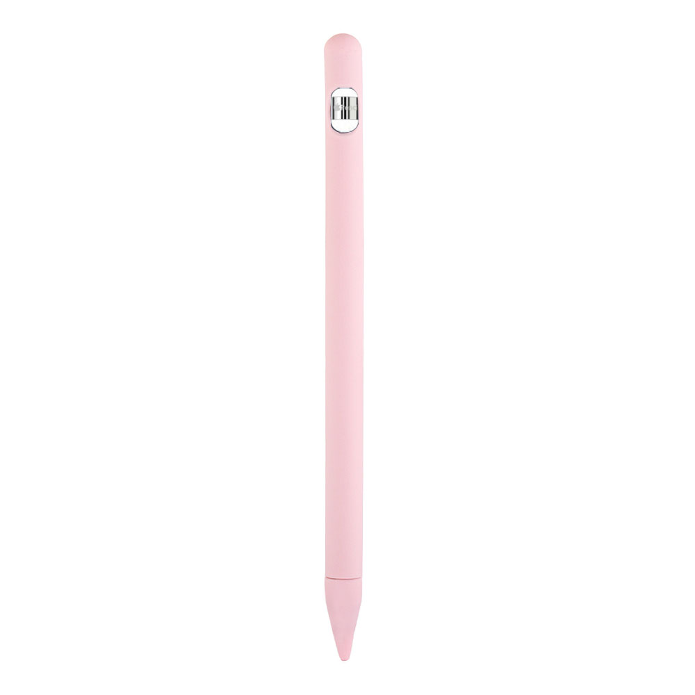 Funda protectora para Apple Pencil 1, funda de silicona blanda de colores Compatible con iPad, tableta, lápiz táctil: Pink
