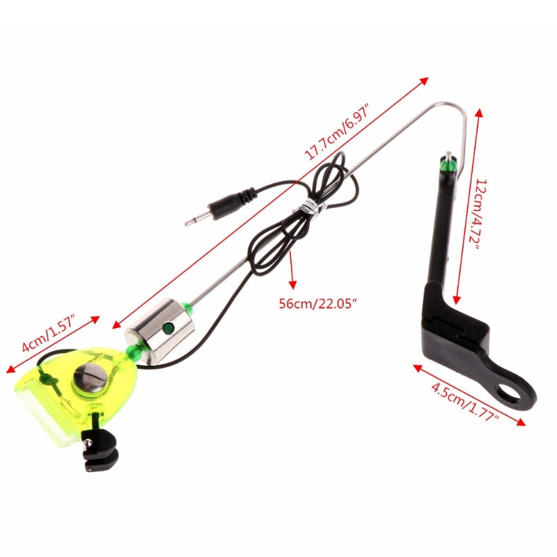 1Pcs Fishing Swinger Fishing Alarm Bite Sounder Fish Bite Strike Sensor Indicator Illuminated Swinger Carp Fishing Tackle Pesca