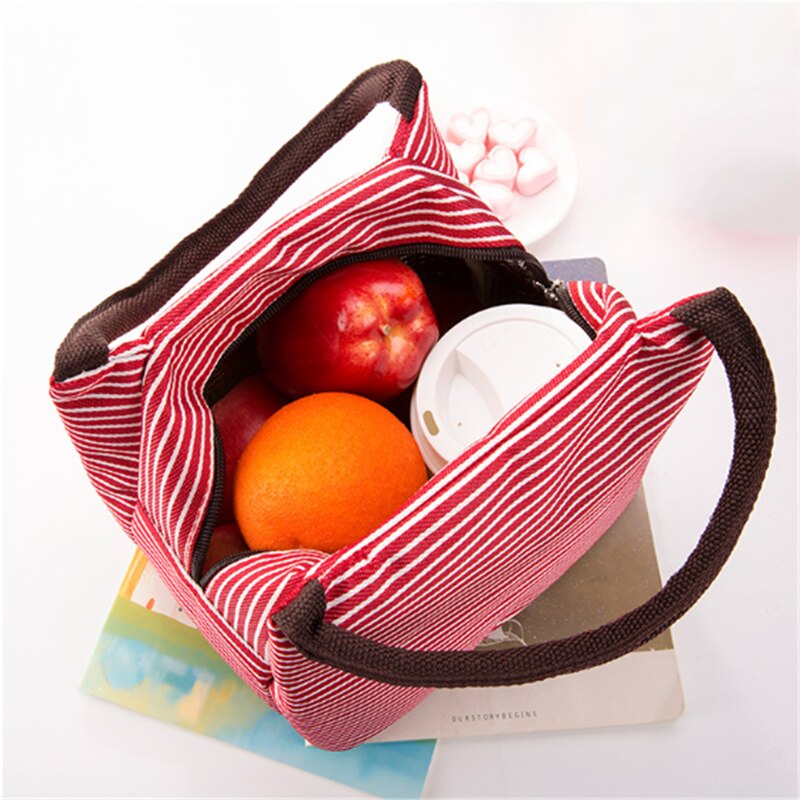 Geïsoleerde Lunch Tas Picknick Tote Bag Geïsoleerde Lunch Koeltas Lunch Container Reizen Rits Organizer Box Voor Vrouwen Mannen