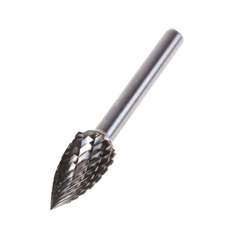 Head Tungsten Carbide Rotary Point Burr Die Grinder 6 Mm Schacht Slijptol Boor Carving Bit