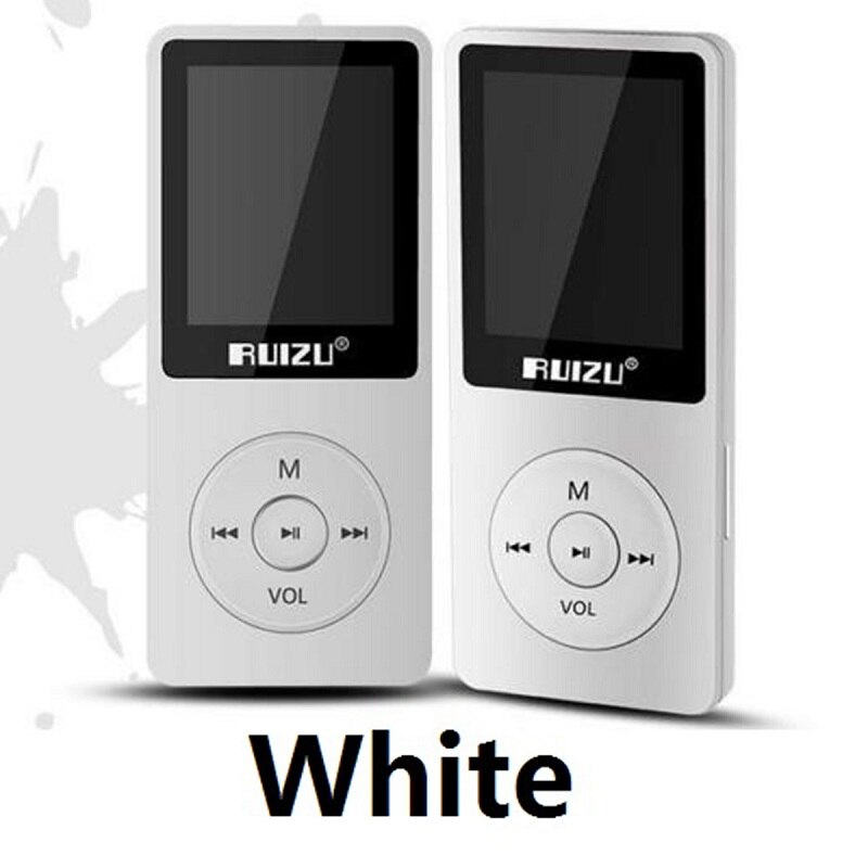 Mp3 speler RUIZU X02 MP3 muziekspeler sleutel mp3 Micro SD card 64GB wedstrijd PLAYFX AVI WMA JPG BMP TXT WAV tft-scherm 20 talen: green