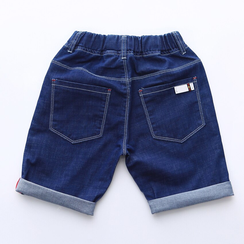 Tøj til drenge i alderen 2 3 4 5 6 7 8 9 baby midjeans jeans shorts børnebukser blå sort dreng sommer tøj bomuldsbukse