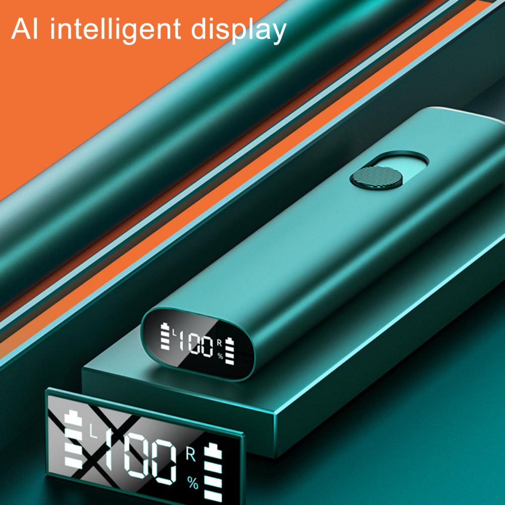 S11 Tws Bluetooth-Compatibel 5.2 Koptelefoon Opvouwbare Touch Control Digitale Display Stereo In-Ear Oordopjes Voor Sport