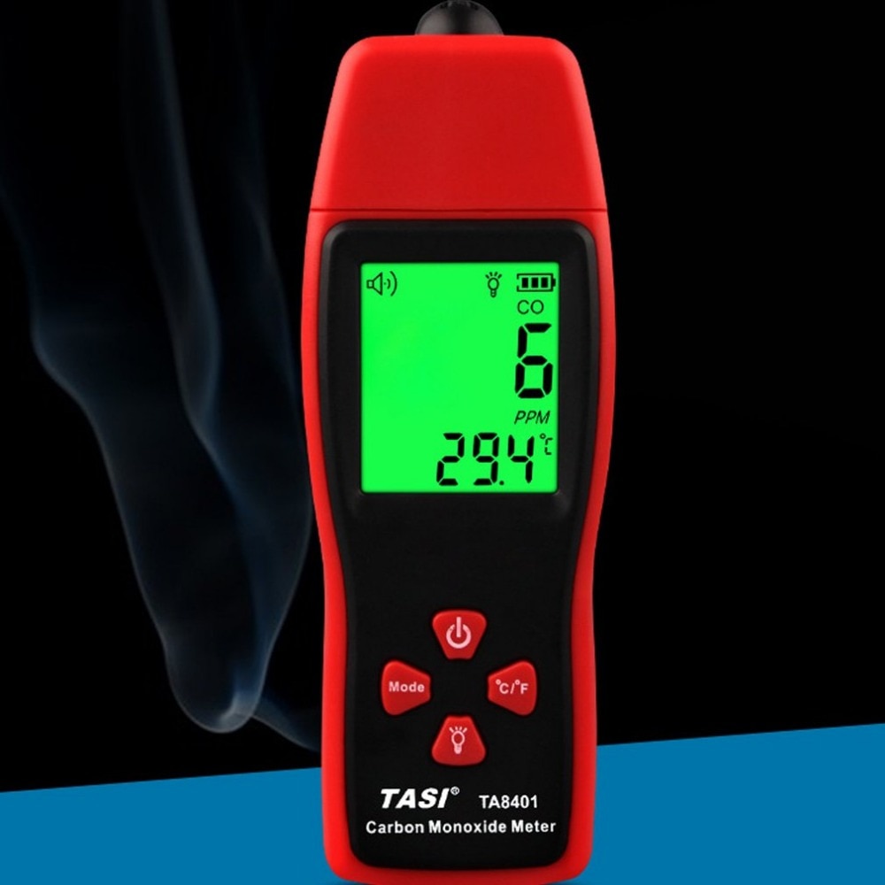 TA8401 Handheld Koolmonoxide Meter Co Gasdetector Gas Analyzer Hoge Precisie Detector Co Gas Monitor Tester Co Sensor