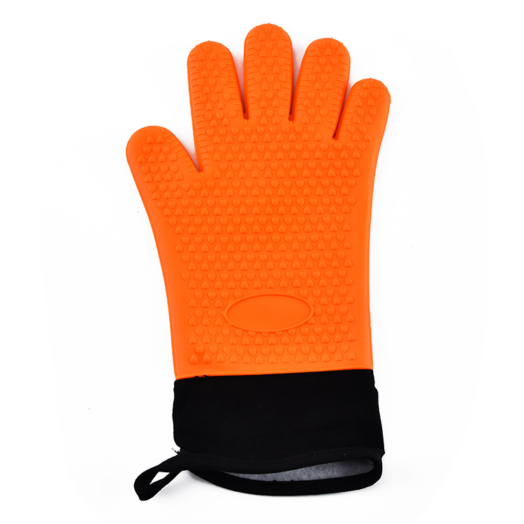 Gant isolant en Silicone, éponge en caoutchouc, épurateur ménager, outils de nettoyage de cuisine, directe: 3