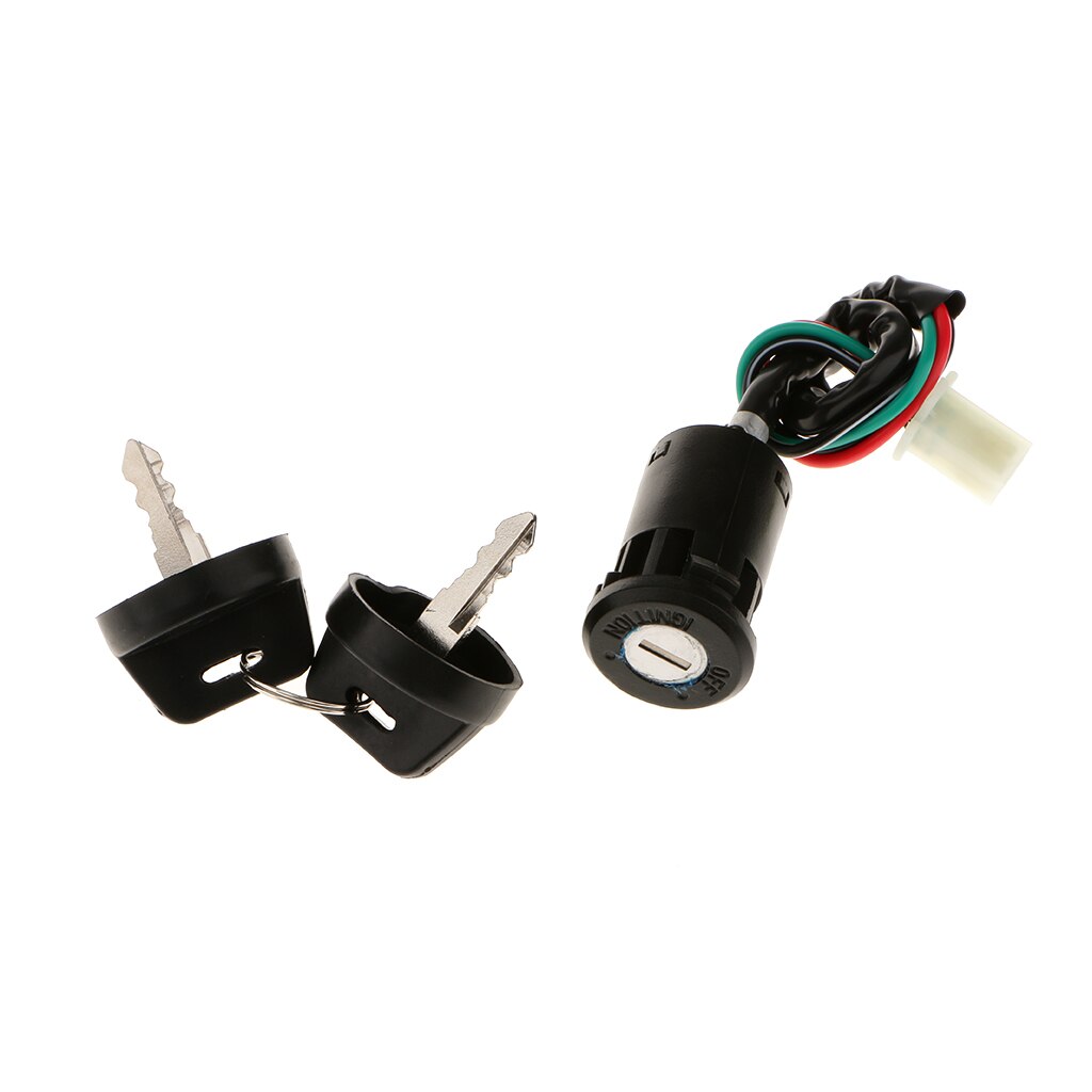 Ignition Key Scooter ATV Moped Kart Electric Motorcycle Switch Lock & Barrel Ignition key Switch For Vehicle