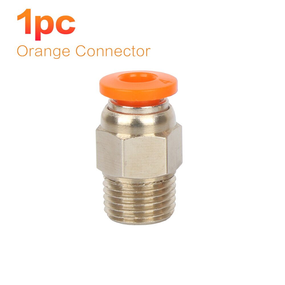 3DSWAY 3D Printer Parts PC4-01 Quick Connector Pneumatic Fittings Connector 4*2 Feeding PTFE for e3dv6 Hotend 1.75mm Filament