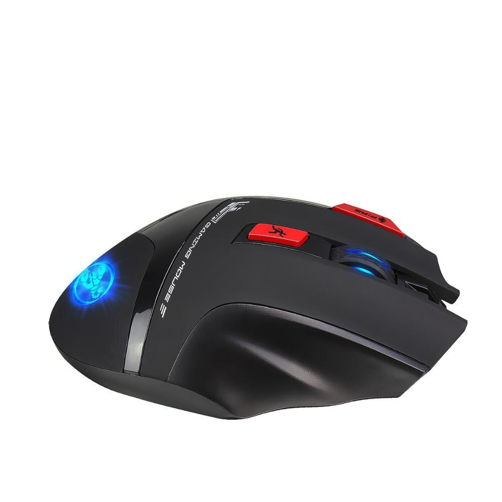 Wireless Mouse 2.4GHz Gaming Mouse Ergonomic Gaming Mouse 4800DPI USB Mouse Laptop Rechargeable Ergonomics Optical Mouse