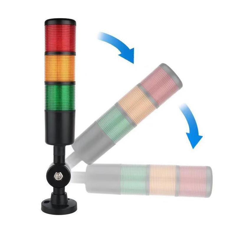 Industriële Multilayer Stack Light Led Signaalzuil Voorzichtigheid Licht Voor Cnc Machines Led Opvouwbare Buzzer Indicater Lamp
