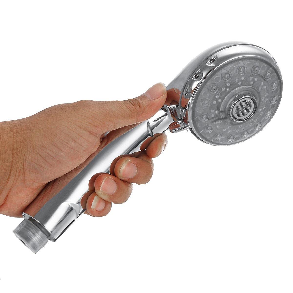 Automatische 7 Kleuren LED Verlichting Bad Douchekop Water Saving Single Hoofd Neerslag Badkamer Douchekop