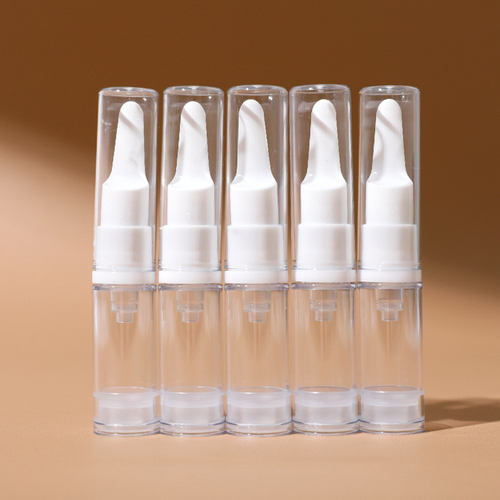 Podkład w płynie butelka podróżna 5ml 10ml 15ml Mini podkład kosmetyczny próbki narzędzia do przepakowywania Airless butelka z pompką przenośna: FIOLETOWY