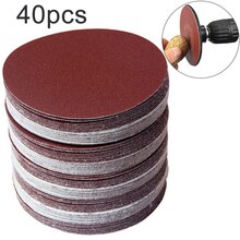 40 Pcs Sandpaper Round Sanding Disc 320/400/600 /800/1000/1200/1500/2000 Grit 3 Inch 75mm-80mm Kit Polishing Disc