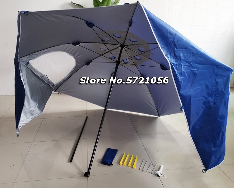 Sombrilla de playa para exteriores, carpa de protección portátil para Picnic, toldo para acampar, refugio contra el clima, 7,87 pies