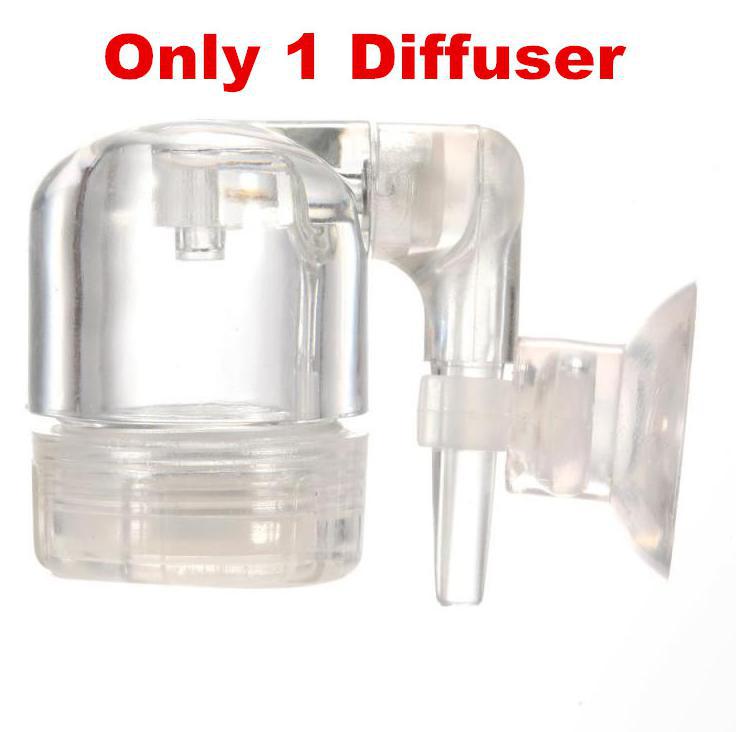 Kit de generador de Co2 para acuario, sistema de control D501, conjunto de válvulas para planta de agua o difusor de Co2 4 en 1, accesorios para acuario: Blanco
