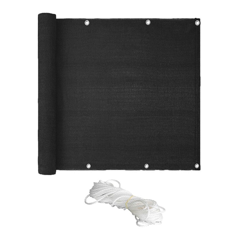 Cubierta de pantalla de privacidad para balcón, cubierta de ventana para porche, exterior, Patio, balcón, a prueba de rayos UV: BK