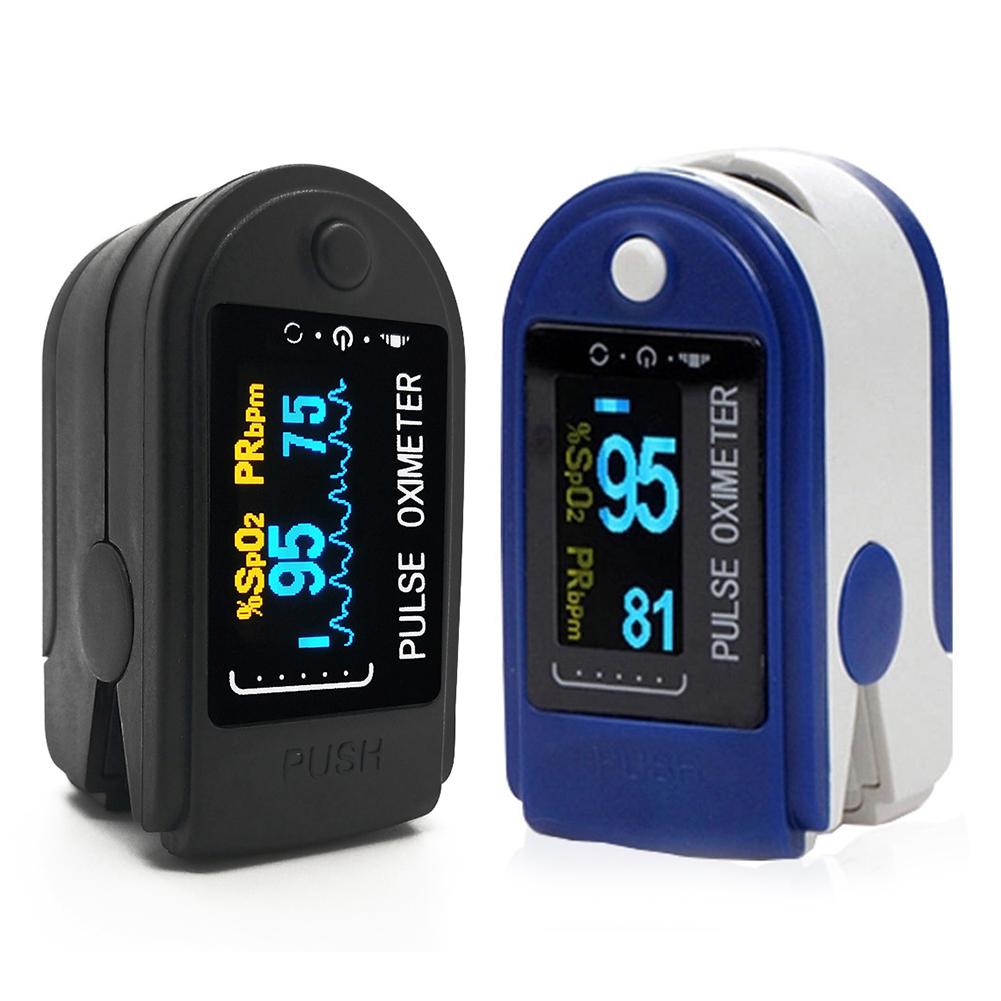 Vingertop Pulsoxymeter Digitale Pulsoximeter Led Saturatiemeter Blood Oxygen Hartslagmeter SpO2 Gezondheid Monitoren De Dedo