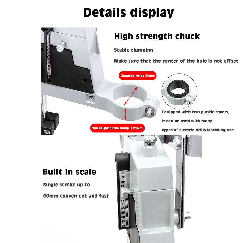 Handboor Beugel Multifunctionele Bankje Boor Beugel Speciale Platte Neus Tang Voor Kolomboormachine Tafel Tang Elektrische boor Stand