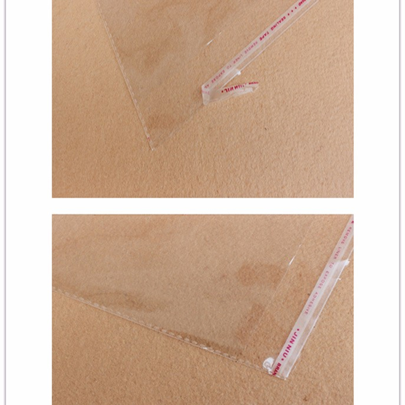 24cm * 34cm Plastic Bag OPP Bag Transparent Plastic Clothes Packaging Cellophane Bag Office Data Storage Tool 100pcs
