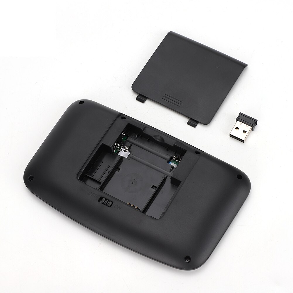 2.4GHz Mini Wireless Gaming Keyboard Touch Flat Backlight Button Wireless Keyboard Left And Right Mouse Keys​​ For TV Notebook